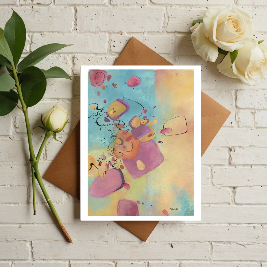 "Breaking Free", greeting card