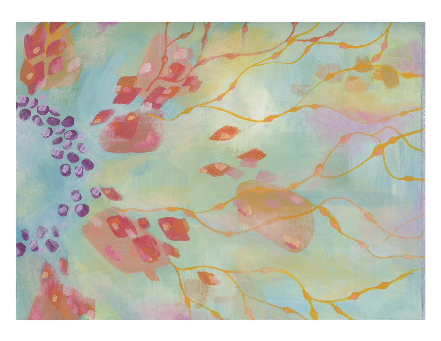 "Flow" greeting card