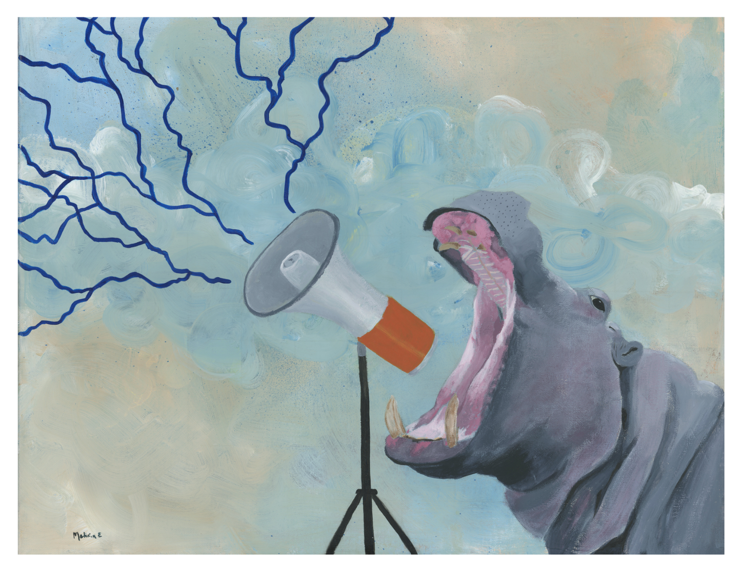 "Speak" print