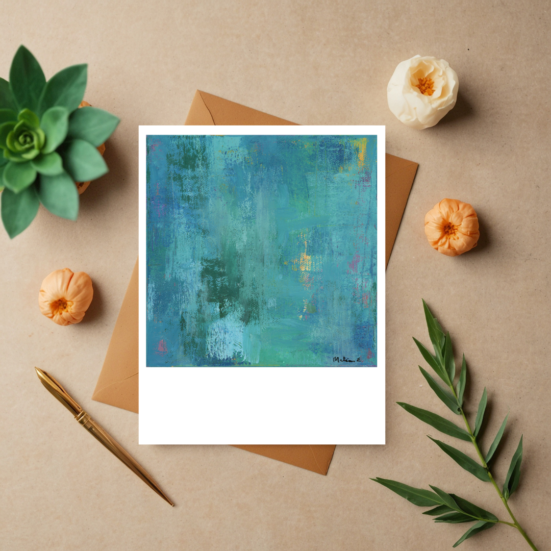 "Light Peaking Through" greeting card