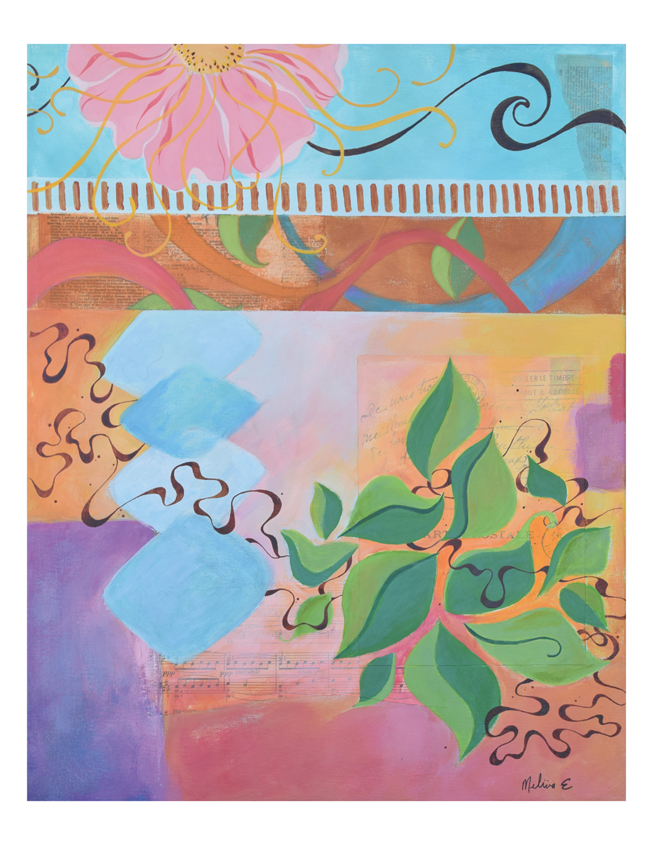 "Living Stones", greeting card