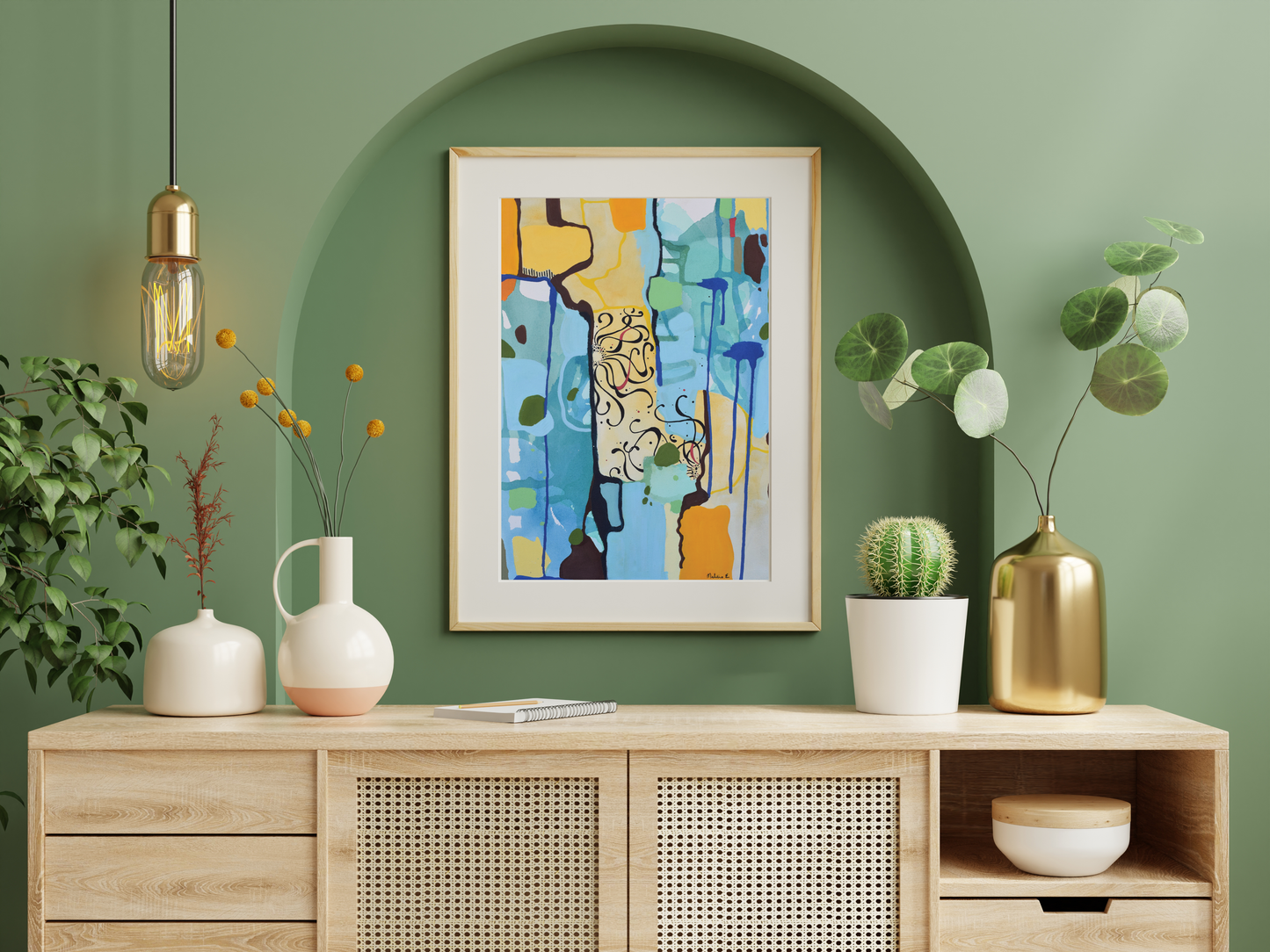 "Blooming In the Cracks" print