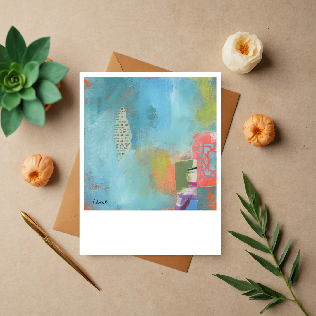 "Sometimes He Opens A Window" greeting card
