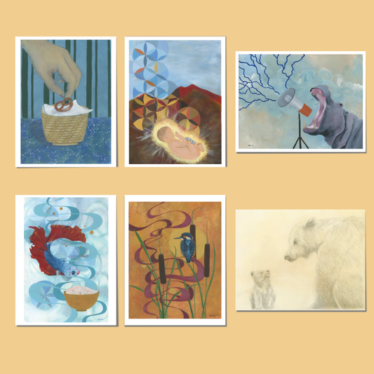 Six greeting card set #1