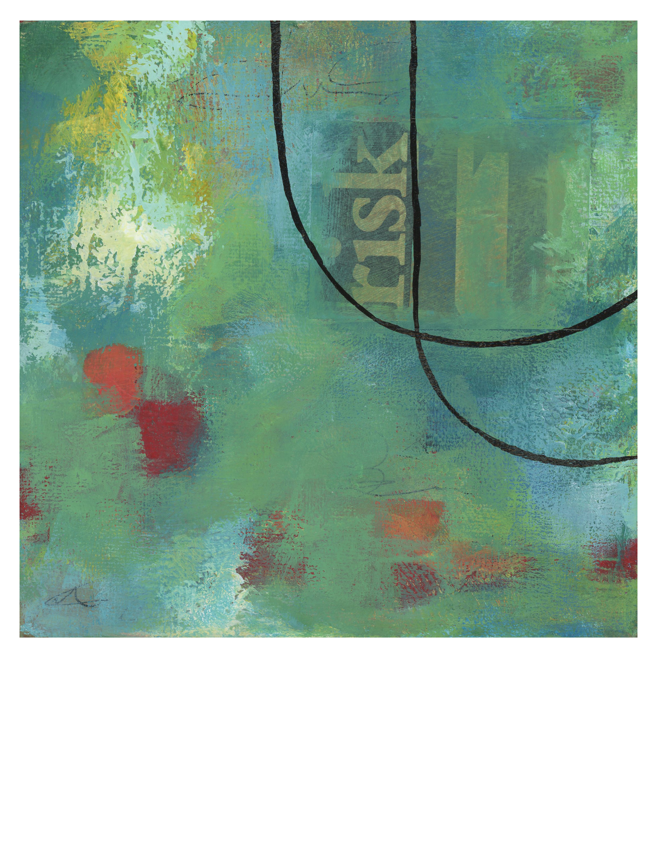 "Faith" greeting card