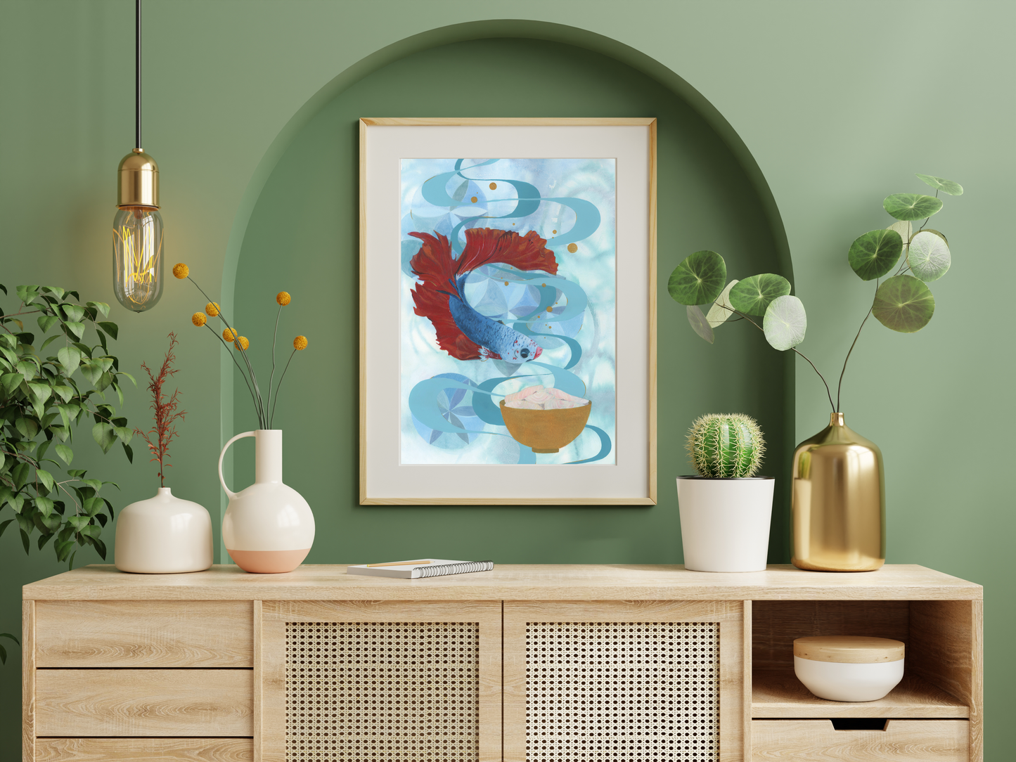 "The Giants Will Be Our Food" print